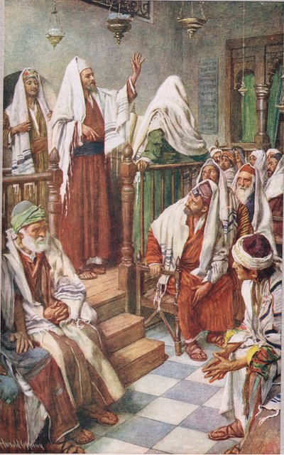 Saint Paul prêchant - Harold Copping